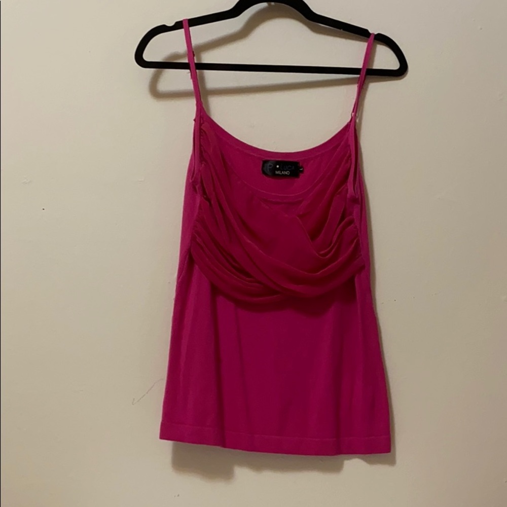 P LUCA MILANO SIZE L 82 % VISCOSE  18% NYLON